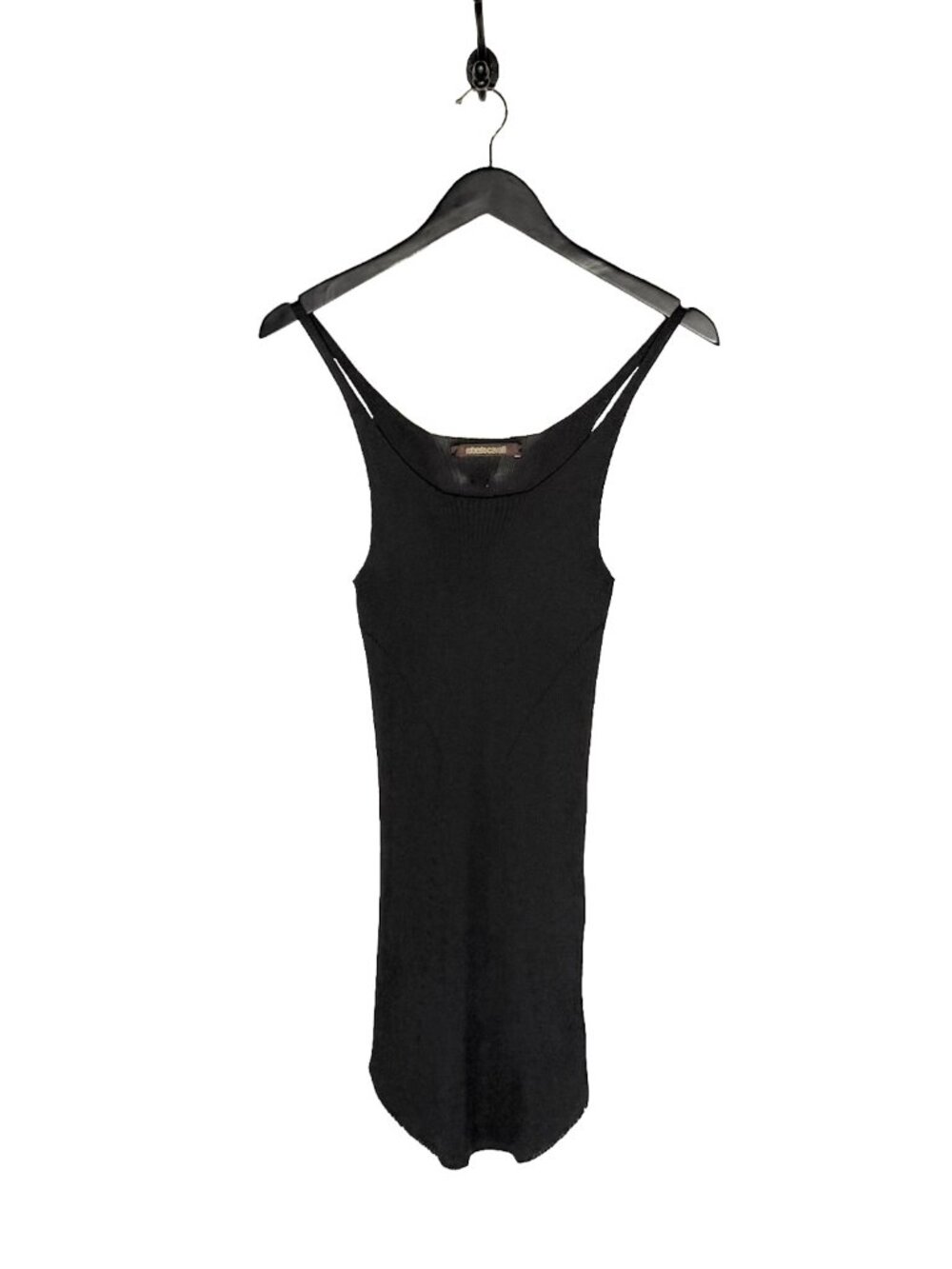Roberto Cavalli 2011 Black Ribbed Tank Top